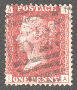 Great Britain Scott 33 Used Plate 113 - IA - Click Image to Close